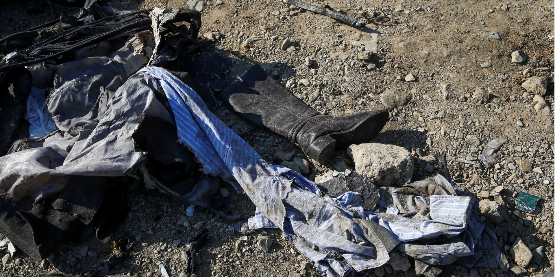 Место крушения самолета МАУ (Фото: Nazanin Tabatabaee/WANA (West Asia News Agency) via REUTERS)
