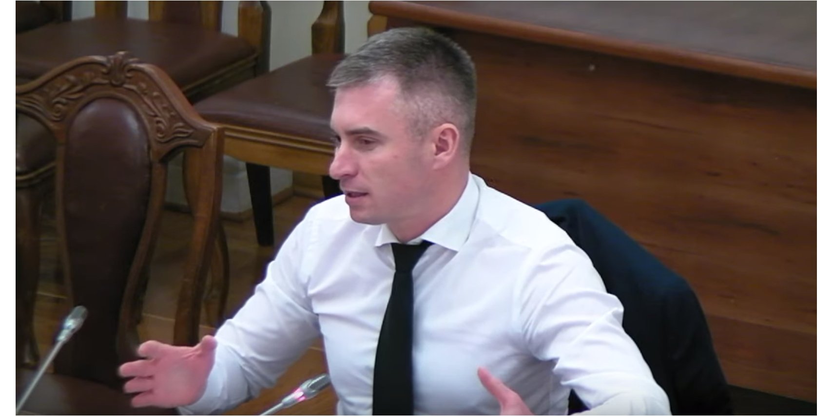 Александр Новиков, избранный конкурсной комиссией на должность главы НАПК (Фото: Скриншот с видео Кабмина via YouTube)