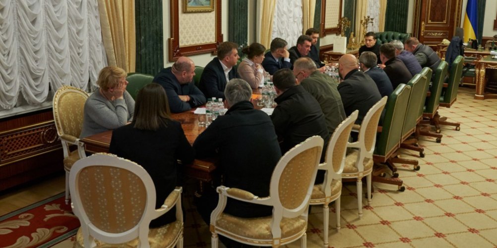 Зеленский проводит экстренное совещание в связи с трагедией рейса МАУ по прибытию в Киев (Фото: Пресс-служба Офиса президента Украины)