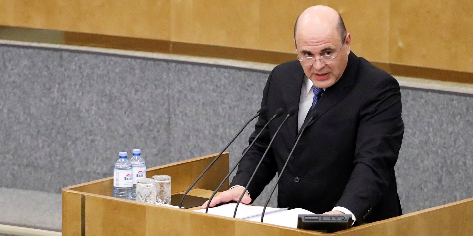 Мішустін незаконно відвідував окупований&nbsp;РФ Крим (Фото: REUTERS / Evgenia Novozhenina)