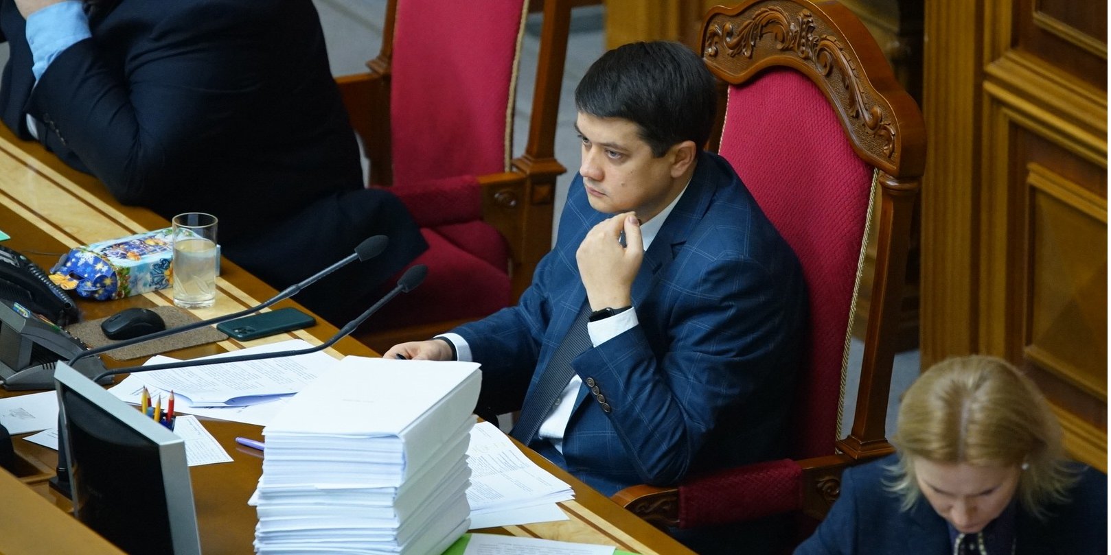 Дмитрий Разумков заявил, что правительство ушло на консультации (Фото: Слуга Народу)