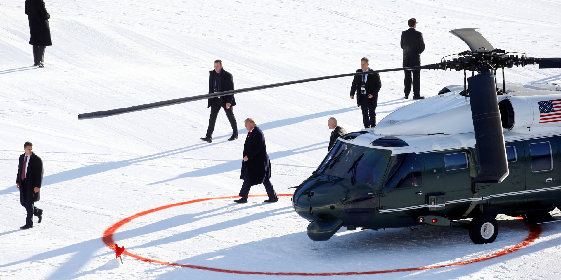 Дональд Трамп в Давосе (Фото: REUTERS/Arnd Wiegmann)