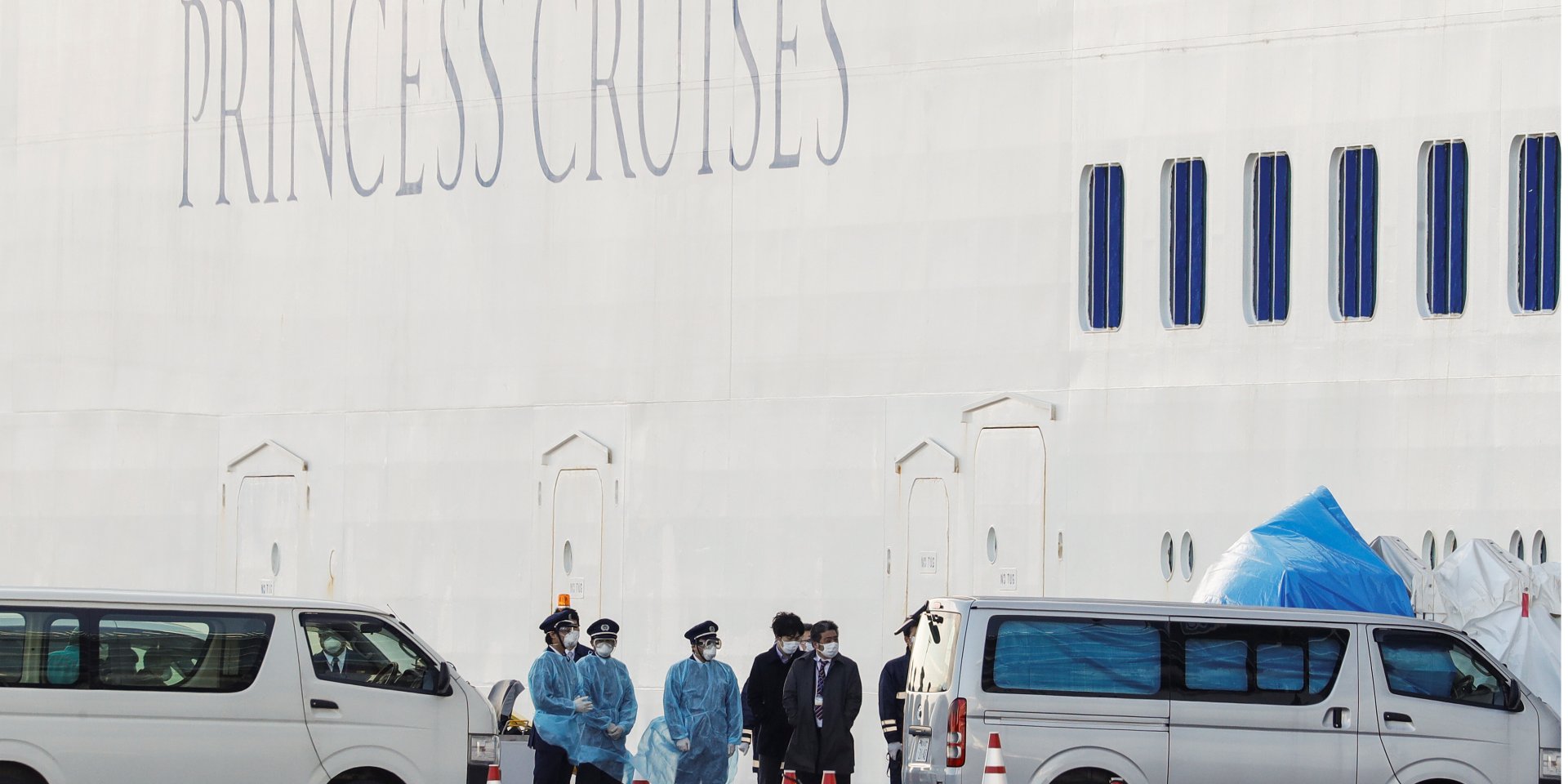 У 20 пассажиров круизного лайнера Diamond Princess обнаружили коронавирус (Фото: REUTERS/Kim Kyung-Hoon)