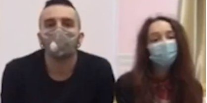 Общежитие, в котором живут украинцы, закрыто на карантин (Фото: Скриншот видео Громадське)