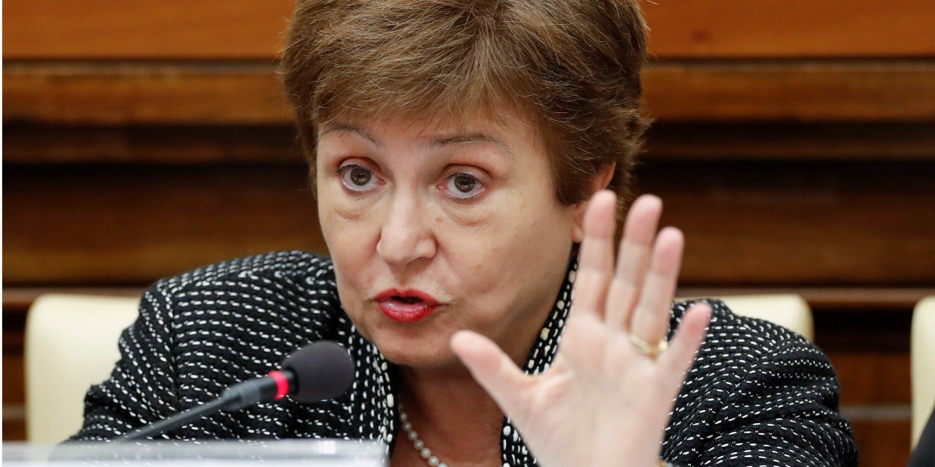 Голова МВФ Крісталіна Георгієва (Фото: REUTERS / Remo Casilli)