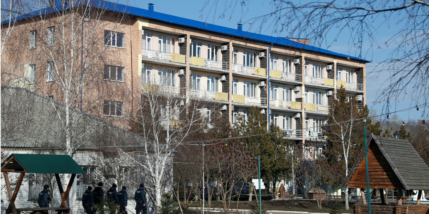 В санатории в Новых Санжарах находятся более 70 человек, которых эвакуировали из Китая (Фото: REUTERS/Valentyn Ogirenko)
