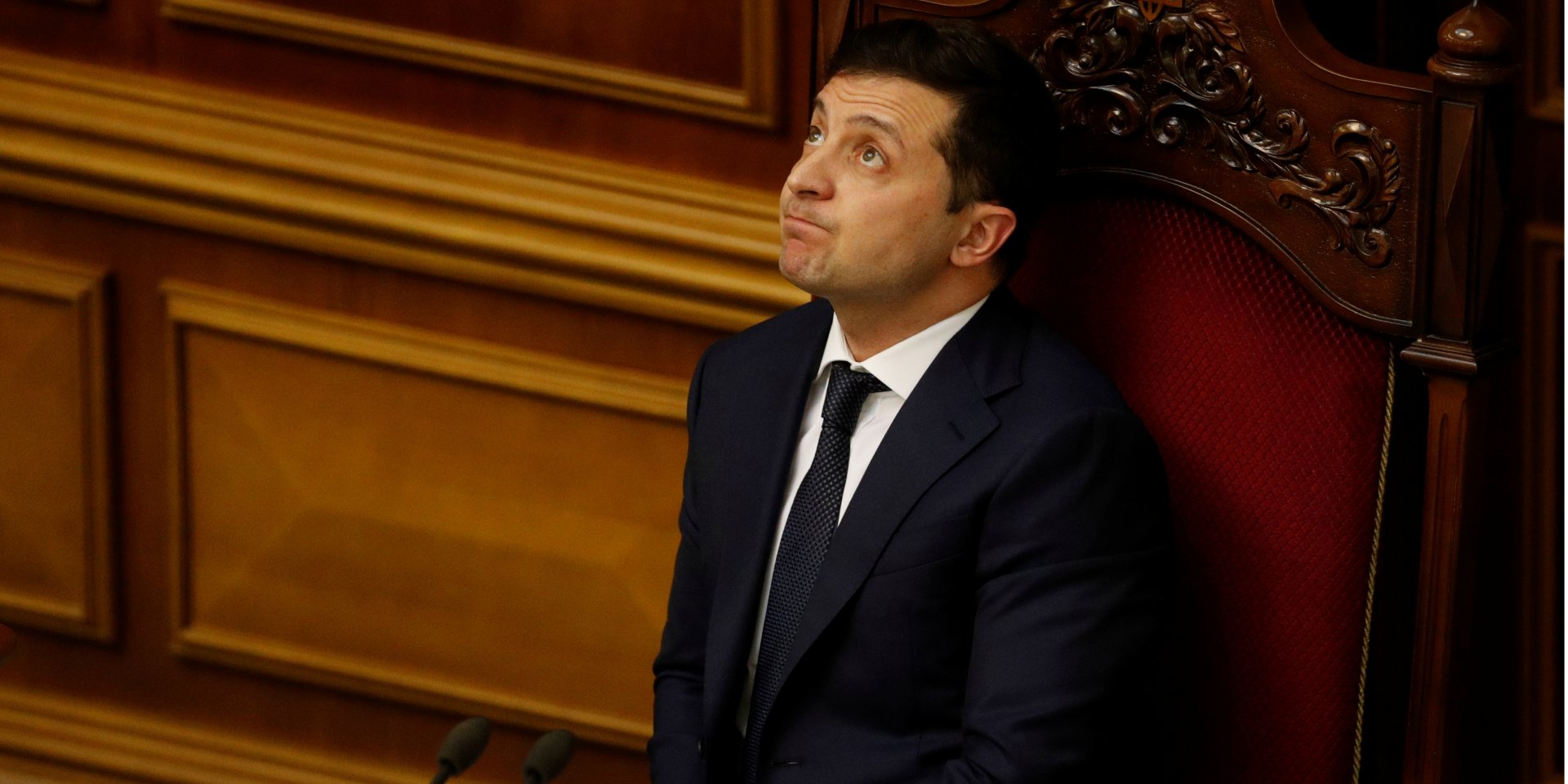 Зеленський заявив, що питання про можливу відставку Рябошапки вирішує не він (Фото: REUTERS / Valentyn Ogirenko)