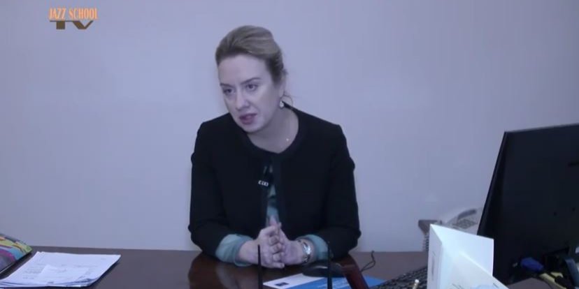 Світлана Фоменко (Фото: кадр відео Школа джазового та естрадного мистецтв via YouTube)