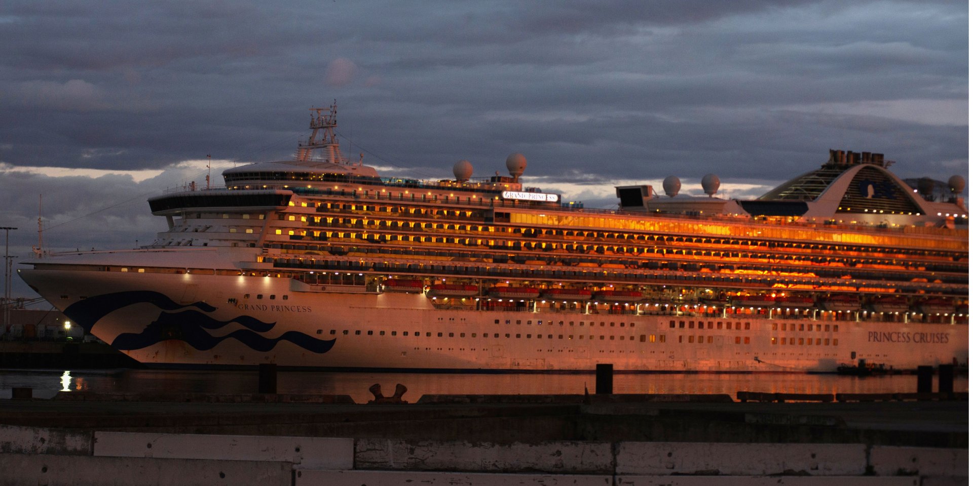 Украинцы с лайнера Grand Princess находятся на обсервации (Фото: REUTERS/Kate Munsch)