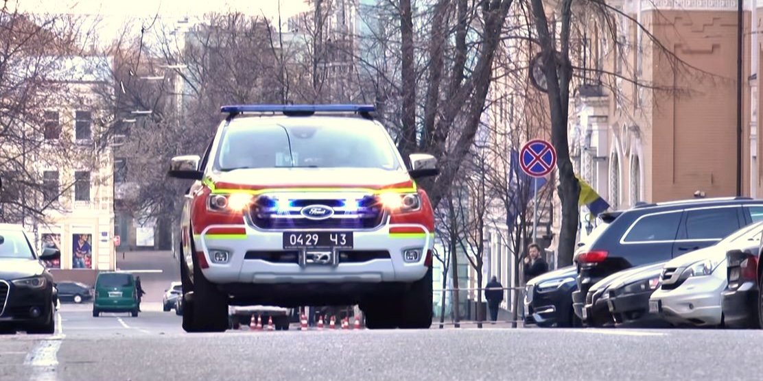 В Киеве спецавтомобили ГСЧС начали курсировать с 19 март (Фото: ГСЧС)