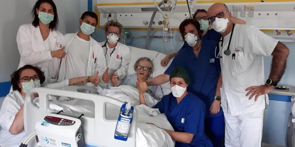 В Италии от коронавируса вылечили 95-летнюю женщину (Фото: Gazzettadimodena)