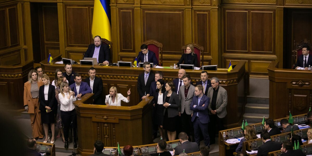В Голосе против введения ЧП в Украине (Фото: Голос)