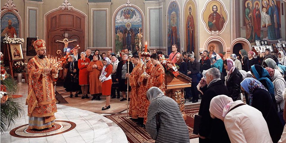 Пасхальная служба в 2019 году (Фото: Митрополит Епифаний/Facebook)