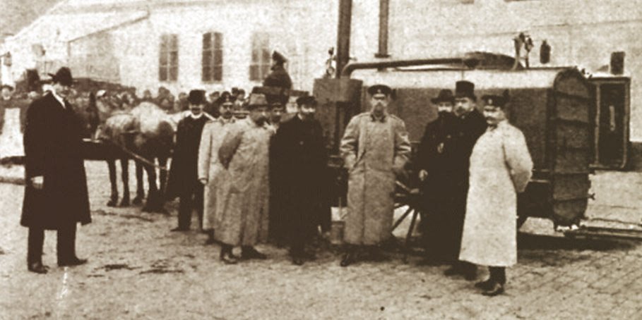 Пересувна санітарна станція на вулицях Одеси, 1902 рік. Фото журналу Нива (Фото: І. М. Шнайдер/НИВА)