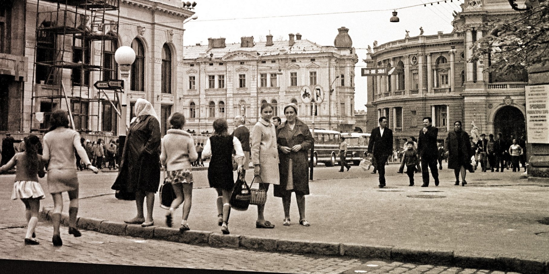 Вулиці Одеси під час карантину 1970 року (Фото: pastvu.com)