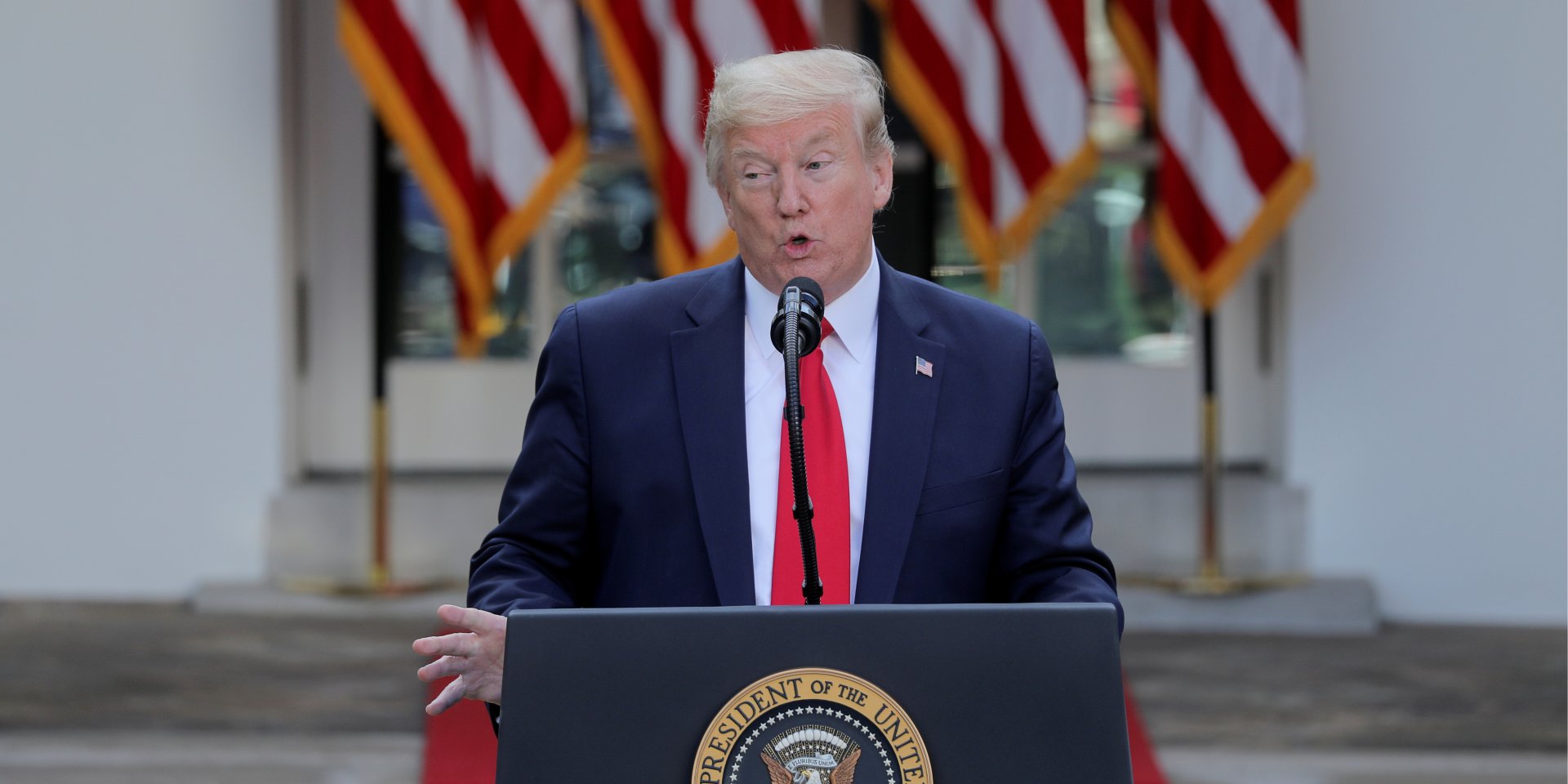 Трамп заявив, що вибори відбудуться вчасно (Фото: REUTERS / Carlos Barria)