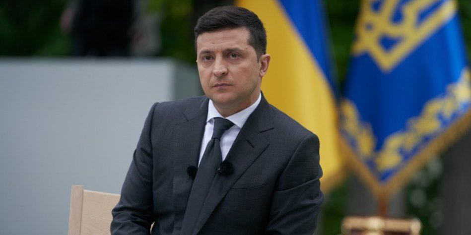Президент Украины Владимир Зеленский ответил на вопрос НВ (Фото: Пресс-служба ОП)