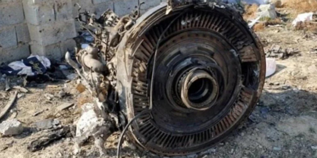 Место крушения самолета МАУ в Иране (Фото: Cоцмережи via REUTERS)