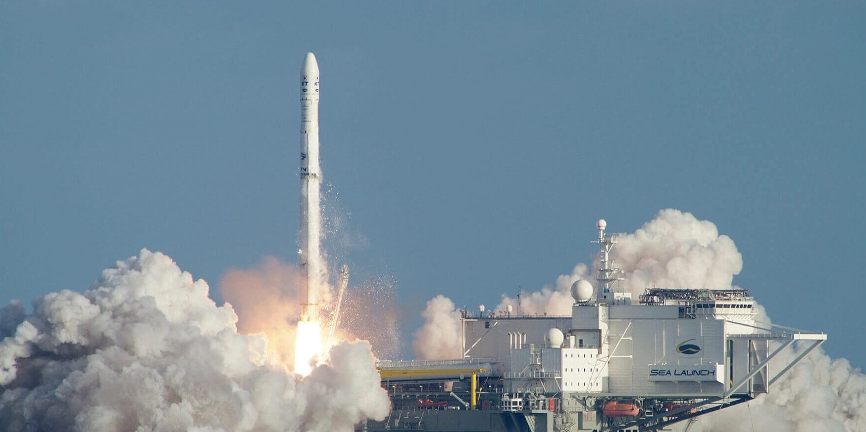 Ракета-носій Зеніт-3SL, розроблена на українському підприємстві Південмаш (Фото: Прес-служба Південмашу)