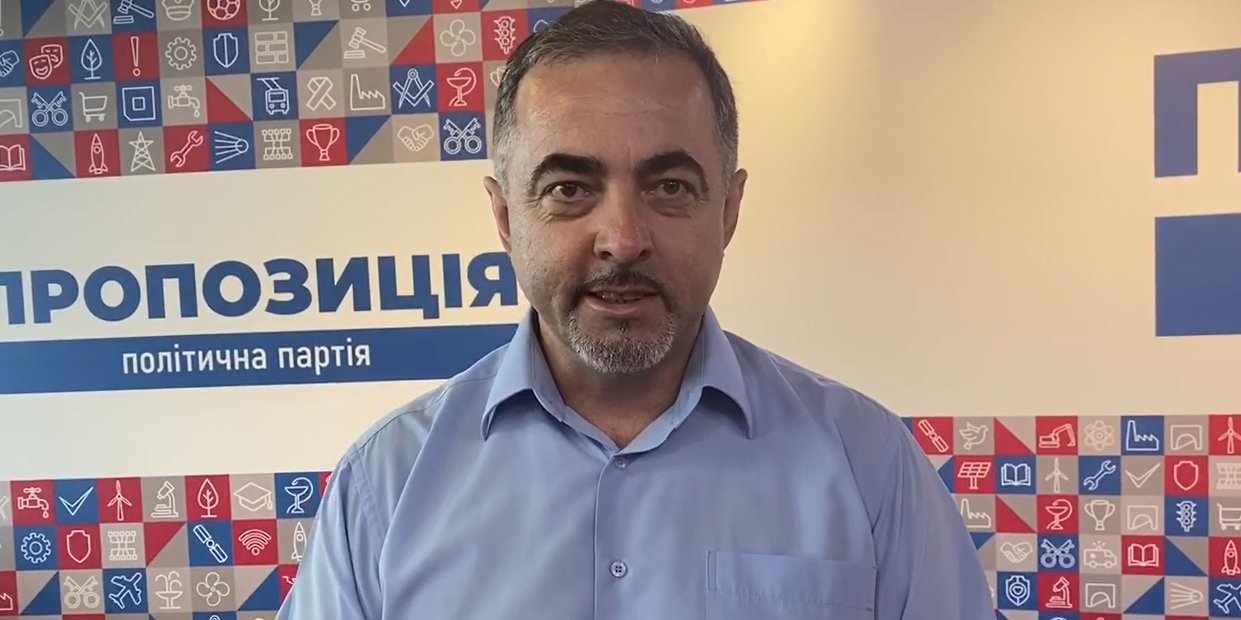 Андрій Дяченко, міський голова Каховки (Фото: Скріншот відео Крістіни Бердинських / НВ)