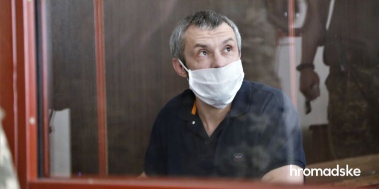 Підозрюваний в організації нападу на Катерину Гандзюк Олексій Левін (Фото: Вікторія Рощина/hromadske)