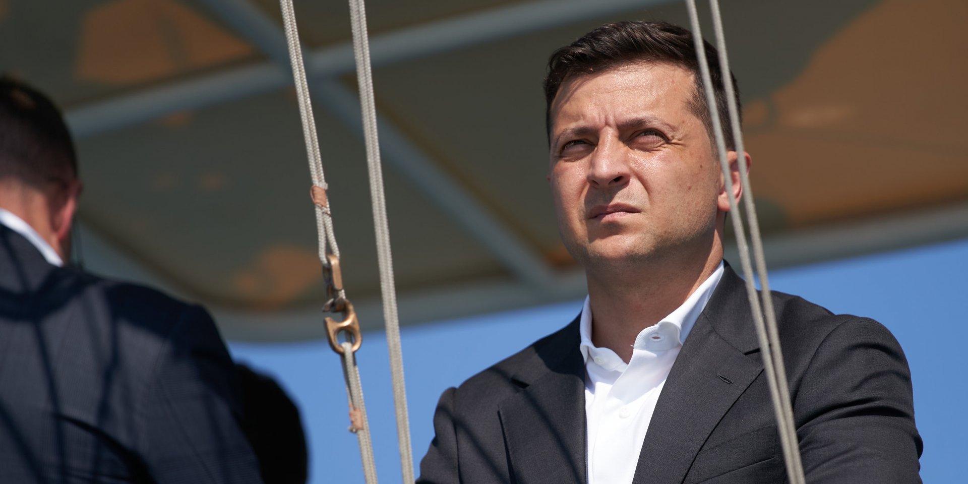 Голова партії Слуга народу Олександр Корнієнко назвав Володимира Зеленського «духовним лідером» (Фото: Пресслужба ОП)