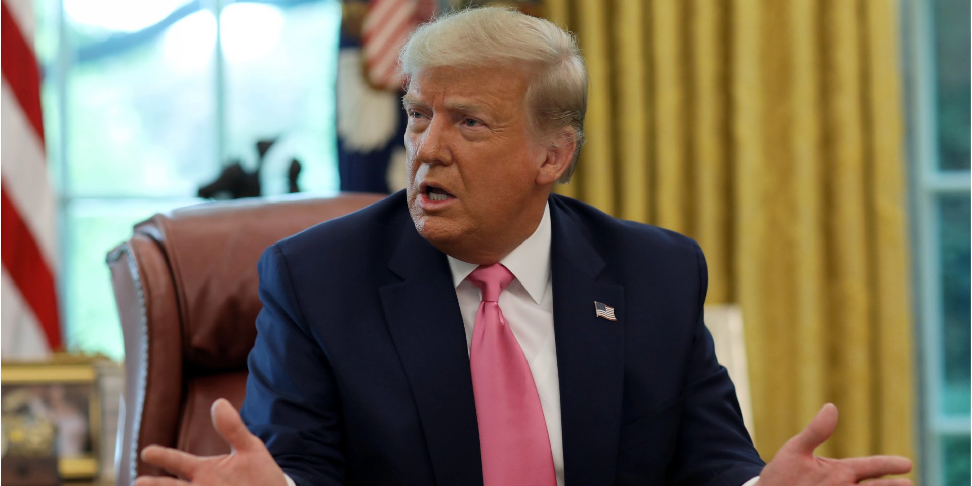 Дональд Трамп заявил, что «не любит проигрывать» (Фото: REUTERS/Leah Millis)