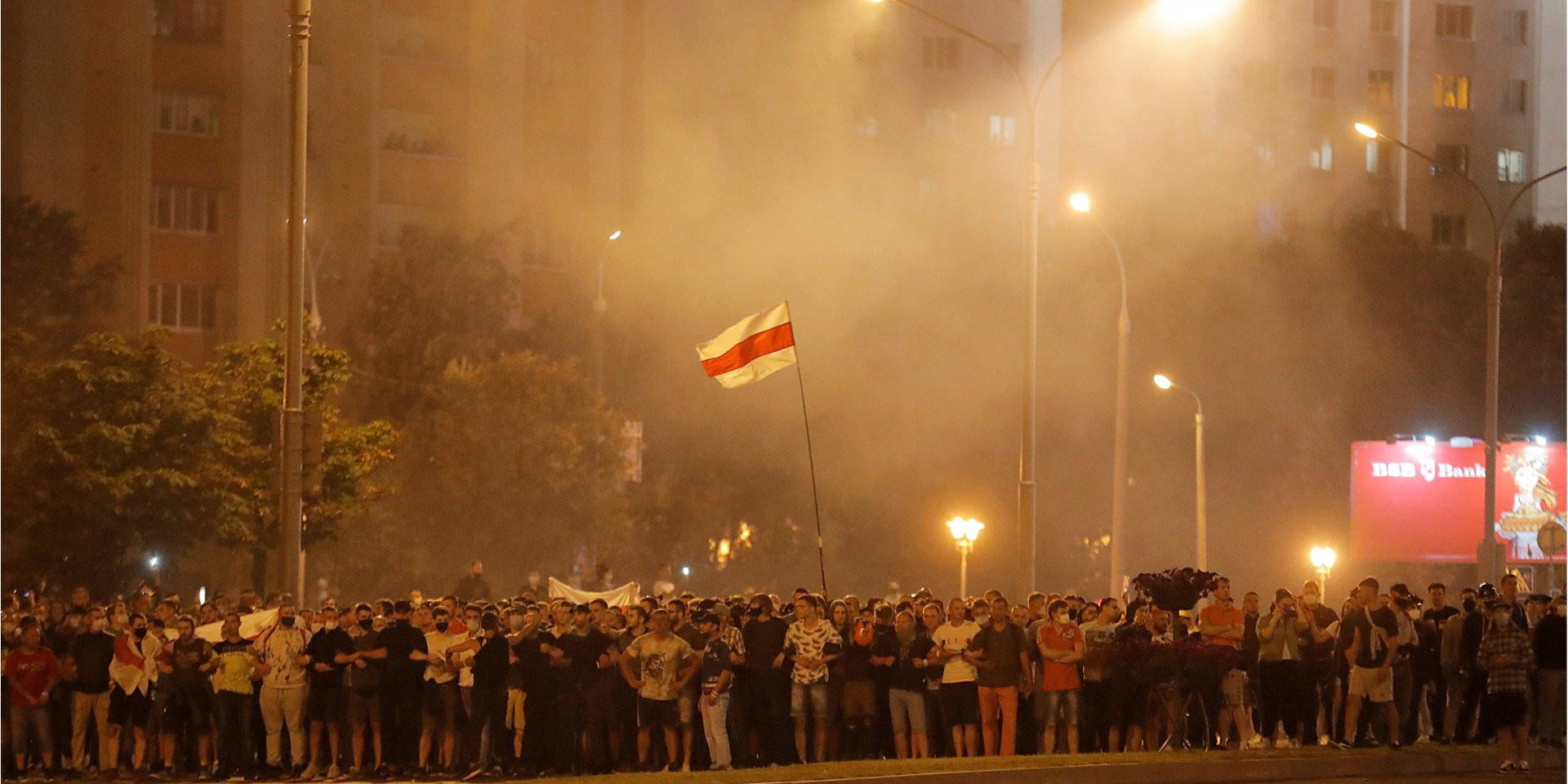 Протест у Мінську (Фото: REUTERS / Vasily Fedosenko)