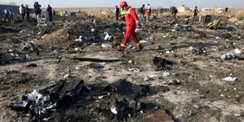 Самолет МАУ рейса Тегеран-Киев был сбит утром 8 января 2020 (Фото: WANA (West Asia News Agency) via REUTERS)