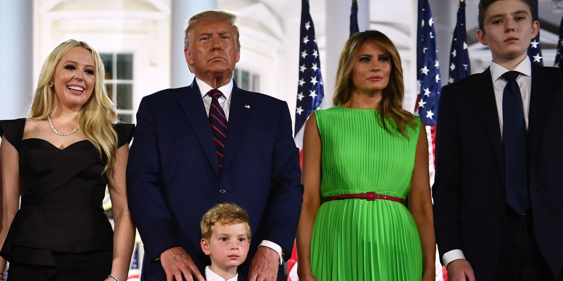 Семья Дональда Трампа в заключительный день съезда Республиканской партии (Фото: 27 августа / Брендан Смяловски / AFP)