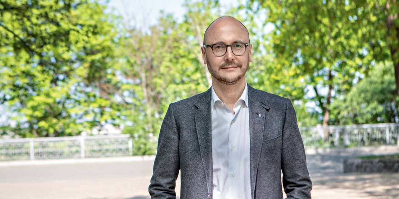 Кандидат в мери Києва від партії За майбутнє Сергій Гусовський (Фото: Наталя Кравчук / НВ)