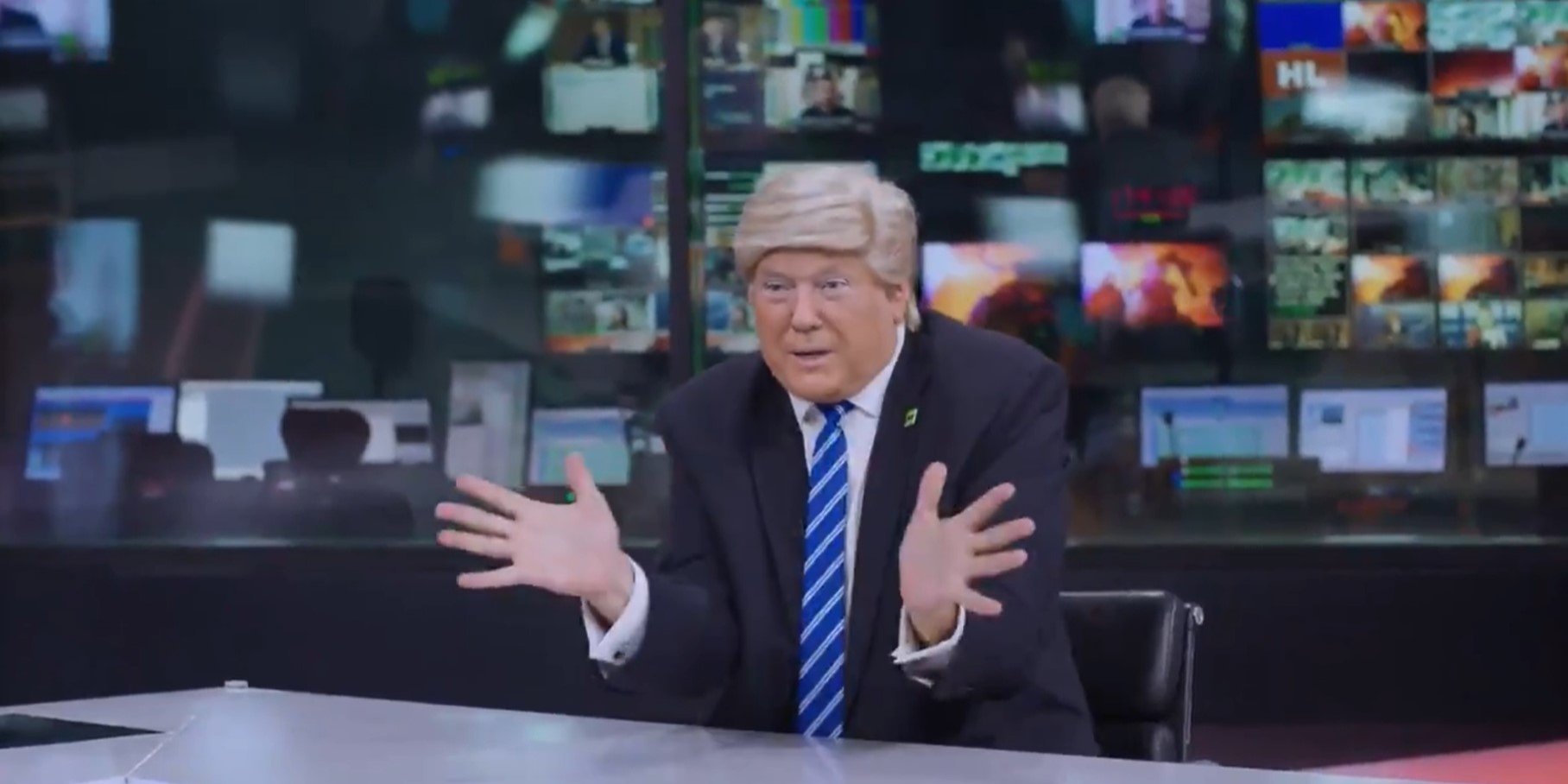 Deepfake Дональда Трампа (Фото: скриншот видео RT via Twitter)