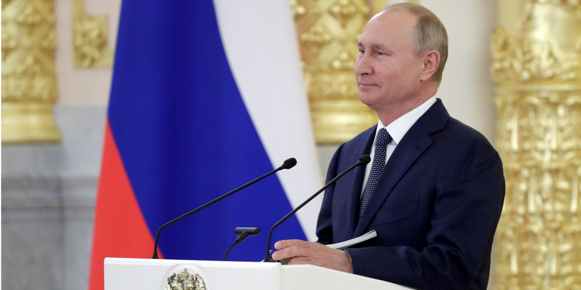 «Мудрим керівником» назвала президента РФ лідерка білоруської опозиції Світлана Тихановська (Фото: Sputnik/Mikhail Metzel/Kremlin via REUTERS)