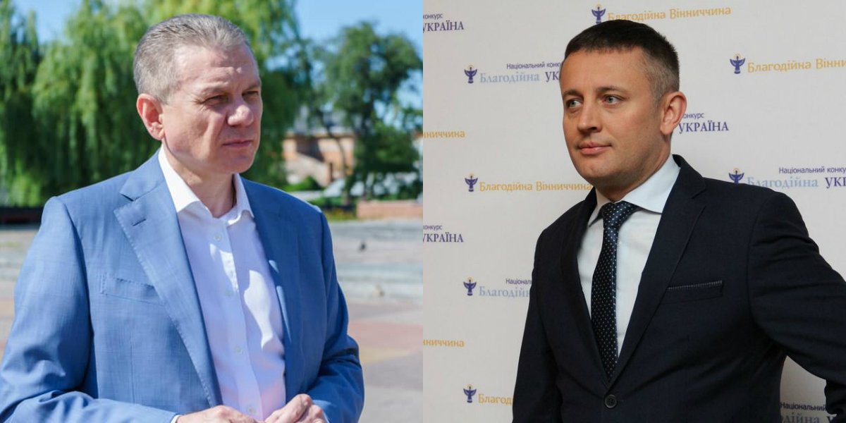 Мэр Винницы Сергей Моргунов и его оппонент на выборах Сергей Кудлаенко (Фото: Сергій Моргунов, Сергій Кудлаєнко via Facebook. Коллаж НВ)