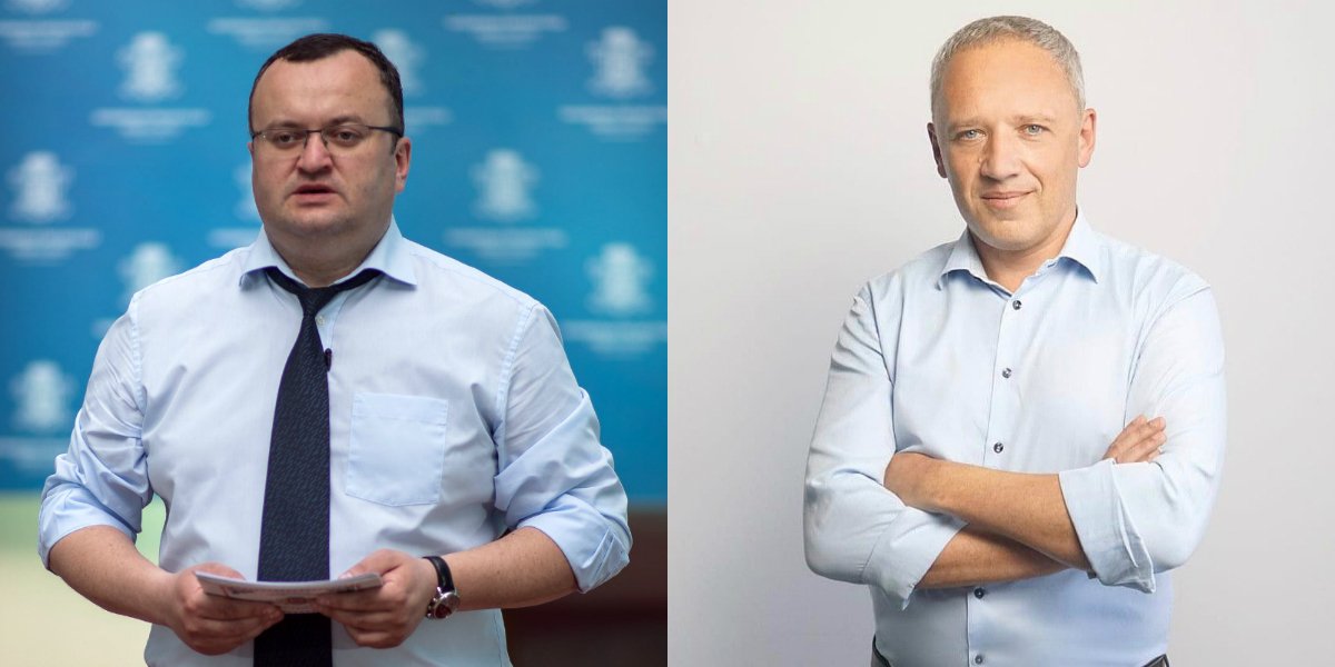 Олексій Каспрук і Роман Клічук, кандидати в мери Чернівців (Фото: Антонина Вишневская, Роман Клічук via Facebook)