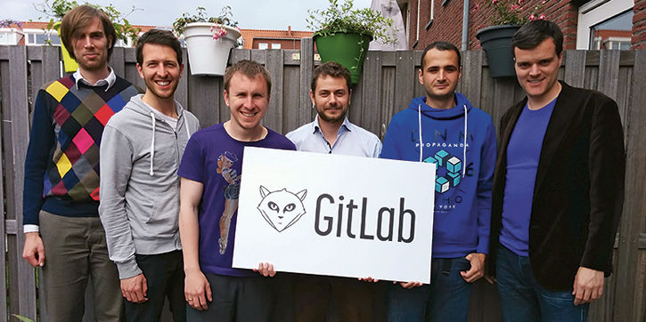 Дмитро Запорожець (третій зліва), співзасновник GitLab, зайняв 20-е місце в ТОП-100 найбагатших українців (Фото: dev. by)