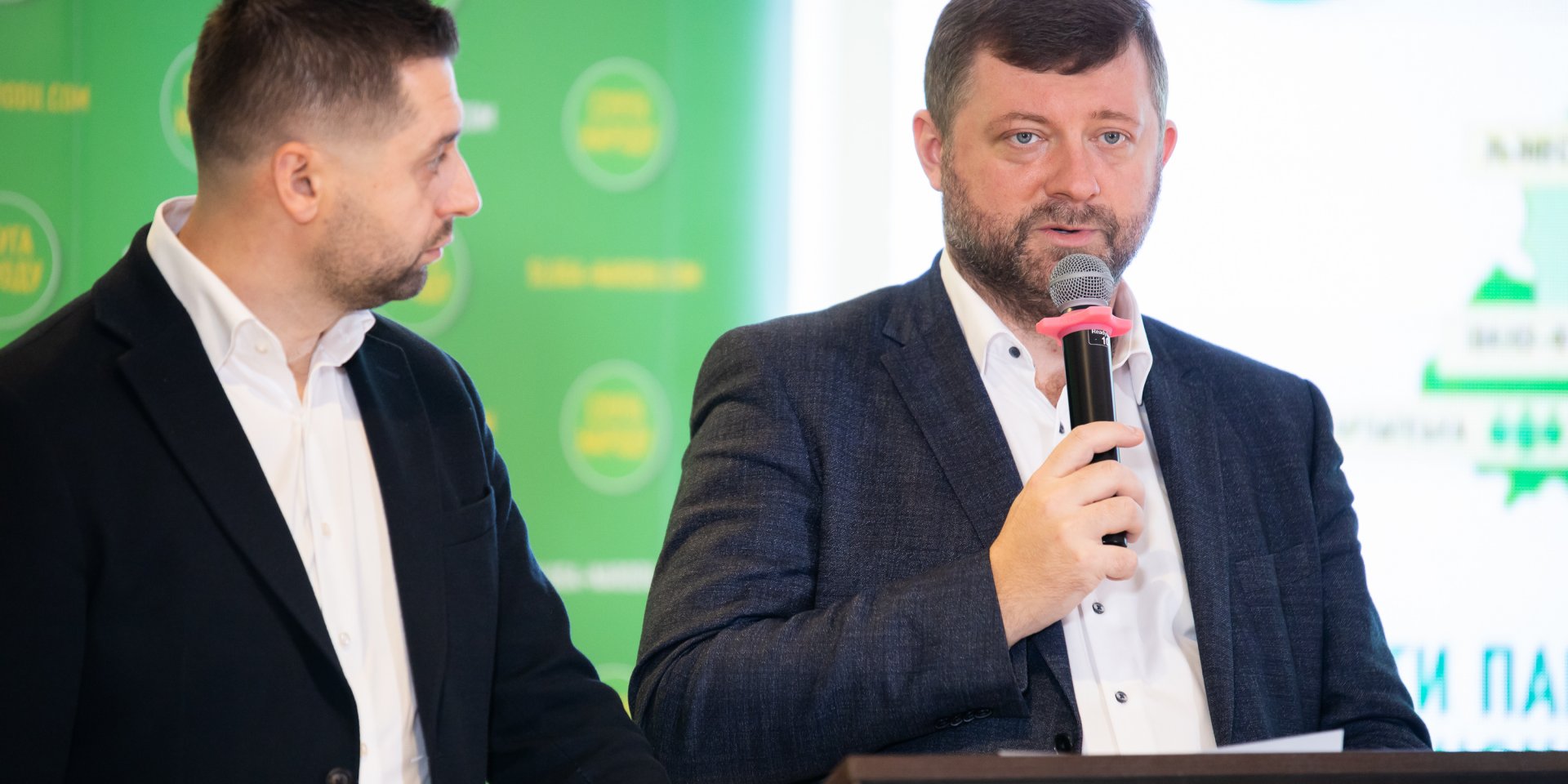 Давид Арахамія і Олександр Корнієнко про результати на місцевих виборах (Фото: НВ)