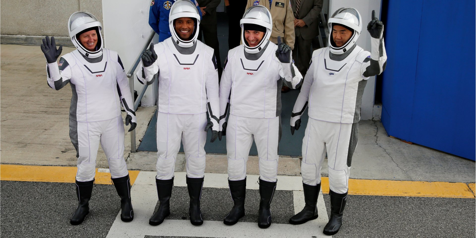 Второй в истории экипаж Crew Dragon, отправившийся к МКС (Фото: 15 ноября / Джо Скиппер / Reuters)