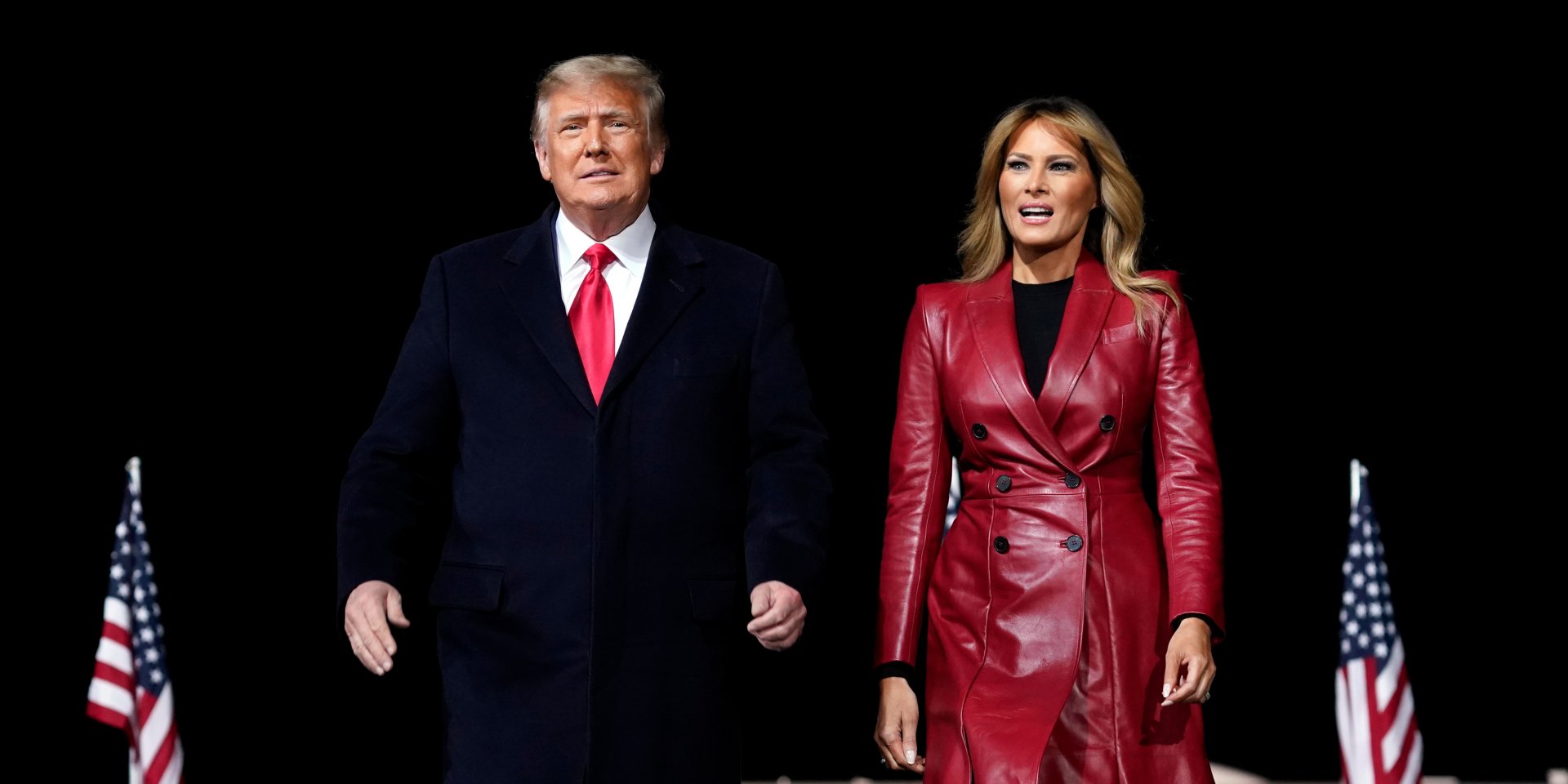 Дональд і Меланія Трамп у штаті Джорджія (Фото: 5 грудня / Еван Вуччі / AP Photo)