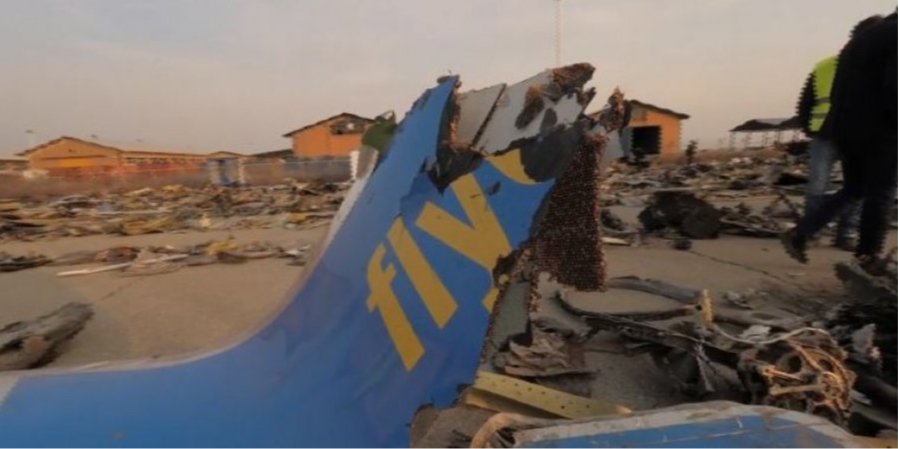 Літак Boeing 737−800 авіакомпанії МАУ рейсу Тегеран-Київ був збитий вранці 8 січня 2020 року (Фото: ДСНС)