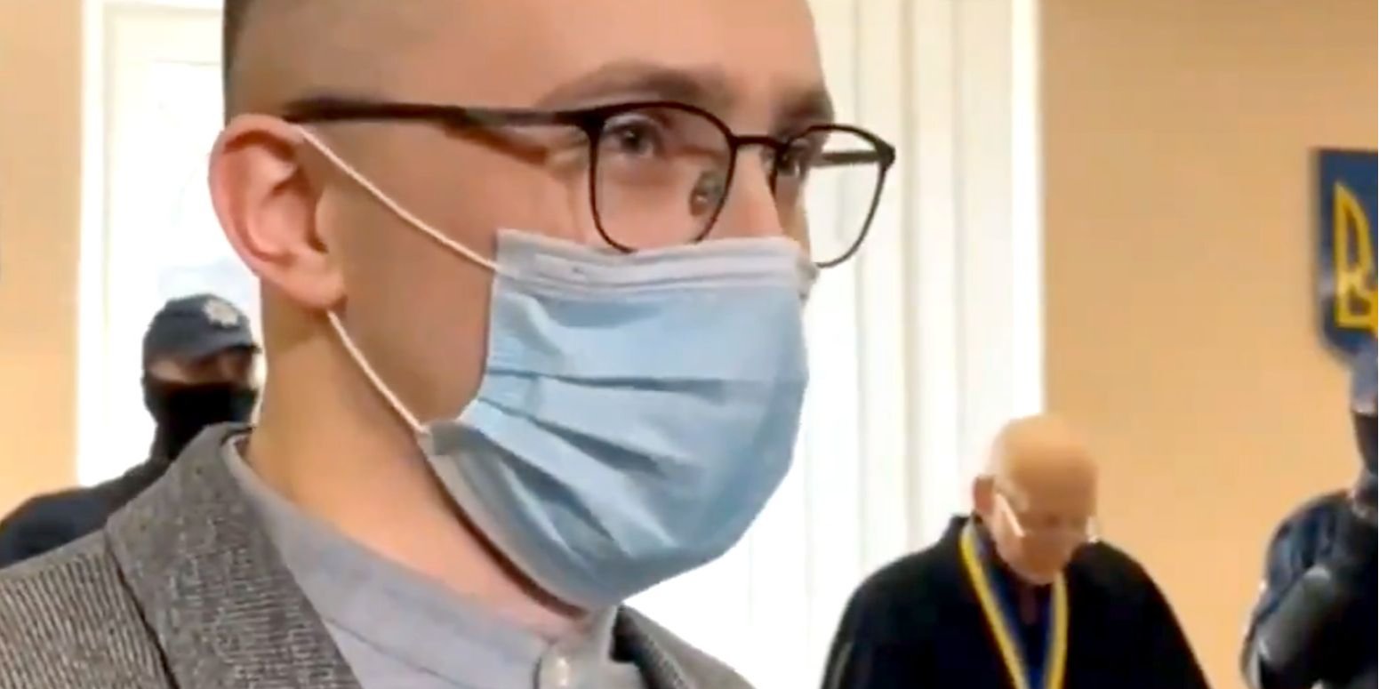 Стерненко заявил, что на судью давили (Фото: Скриншот видео @by_Ukraine/Twitter)