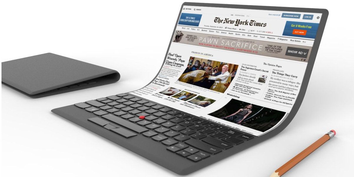 Які перспективи гнучких екранів у ноутбуках (Фото: PC World)