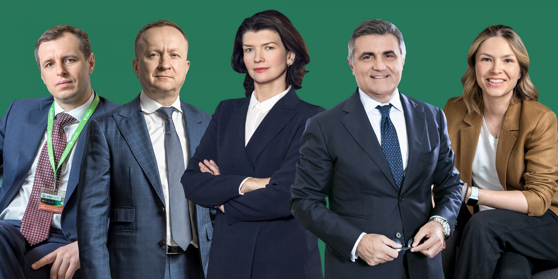 Володимир Мудрий, Сергій Наумов, Ганна Самаріна, Янніс Кіріакопулос і Анна Тігіпко (зліва направо) (Фото: Колаж НВ)
