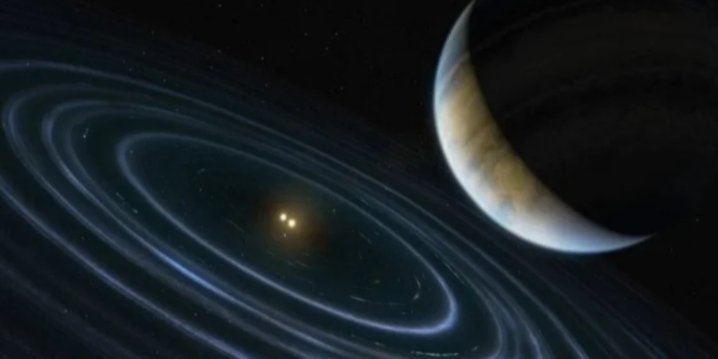 Так может выглядеть далекая звездная система (Фото: ESA / Hubble, M. Kornmesser)