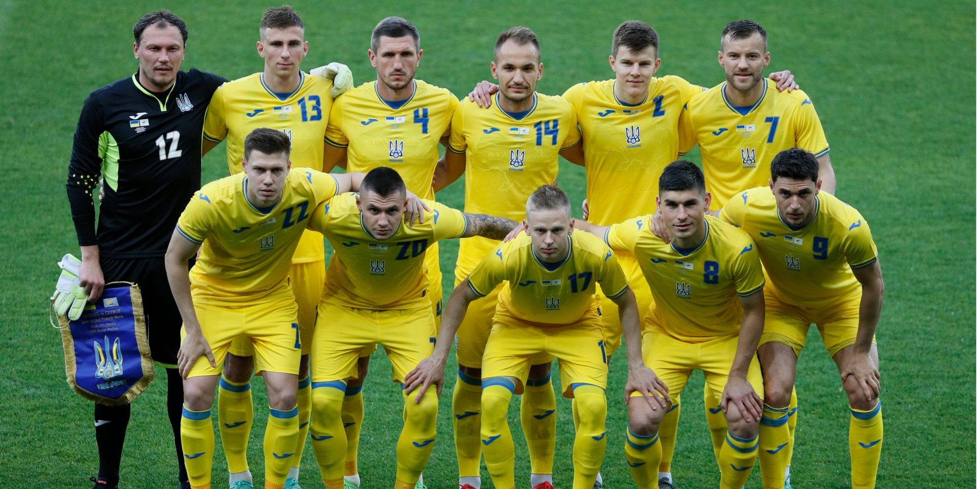 Збірна України в товариському матчі з Кіпром — останньому поєдинку команди перед Євро-2020 (Фото: REUTERS/Gleb Garanich)