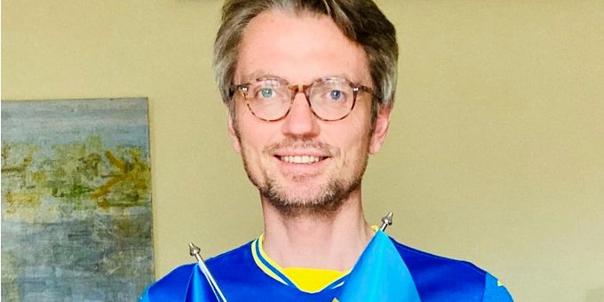 Посол Швеції в Україні Тобіас Тіберг (Фото: Tobias Thyberg / twitter.com)