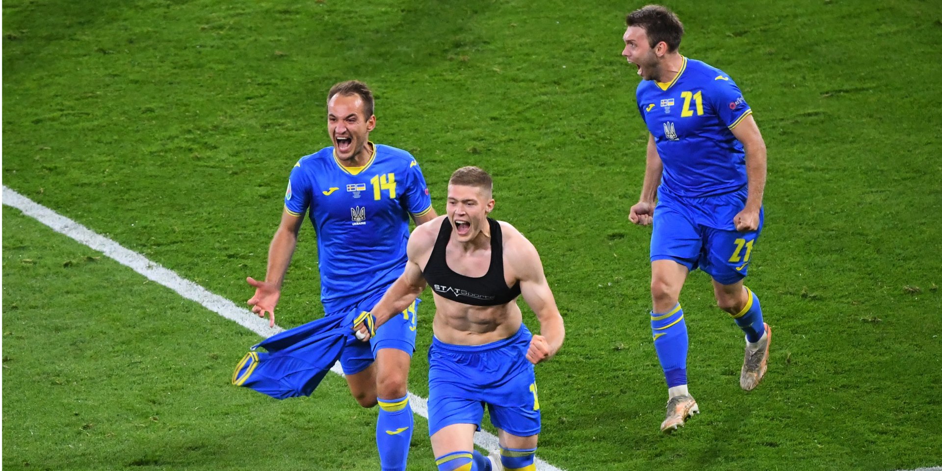 Збірна України грає проти Швеції на Євро-2020 (Фото: REUTERS / Andy Buchanan)