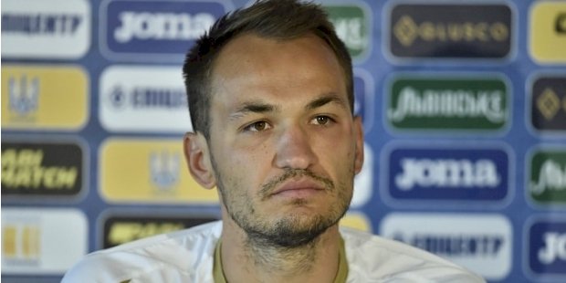 Лучшим игроком в составе сборной Украины признан Евгений Макаренко (Фото: УАФ)