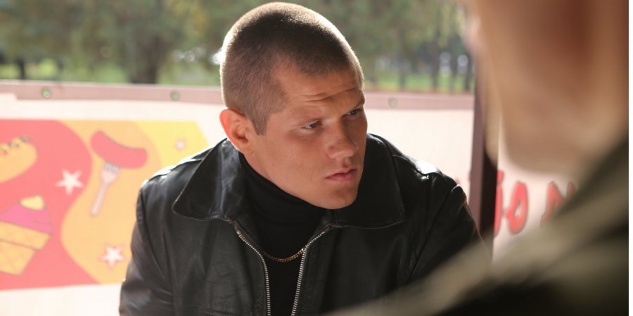 Сергей Филимонов в ленте Олега Сенцова Носорог. По сюжету, события происходят в 1990-х (Фото:Фото бекстейджа / Фото предоставлено пресс-службой)