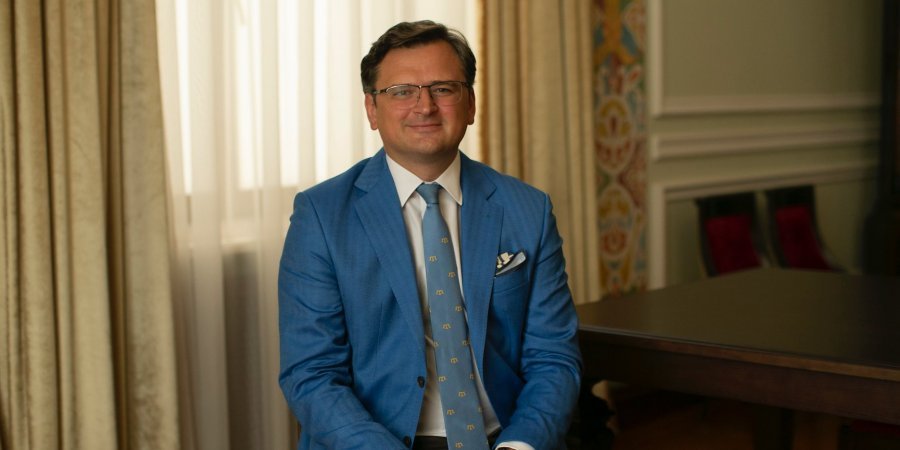 Дмитрий Кулеба, министр иностранных дел Украины (Фото:Элиф Бекирова)